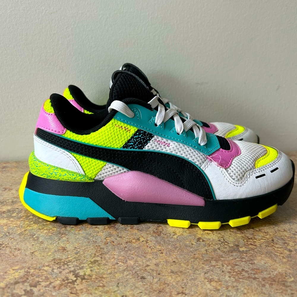 Puma Kids Unisex RS-O Running System Multicolor Sneakers size 4Y - Picture 1 of 9